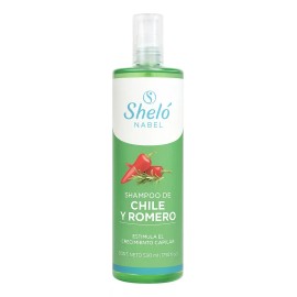 Shampoo Sheló Nabel Chile Y Romero 530 Ml | Estimula Crecimiento | Pixelglam