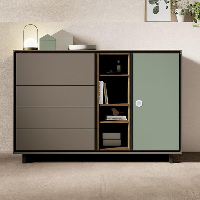 MY MIRONEY 4PCS 2" Round Recessed Cabinet Pulls White Flush