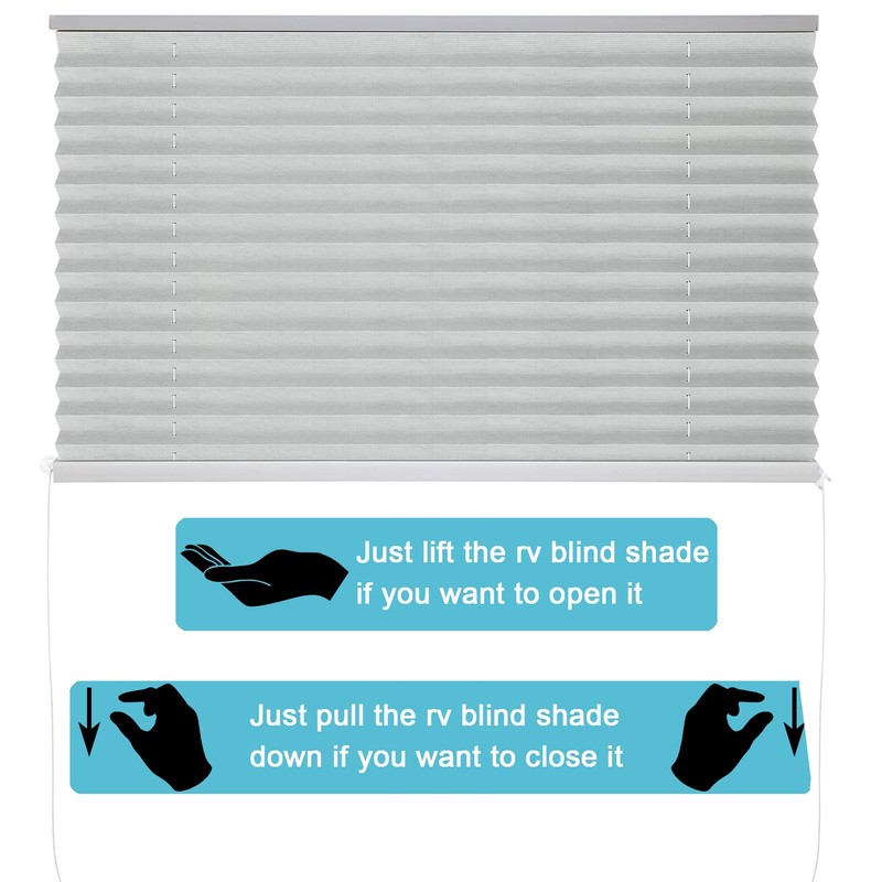 NOVINO RV Blinds for Camper Window,RV Shades Camper Blinds for