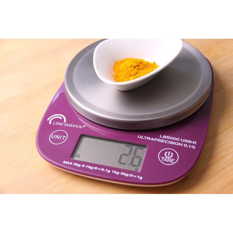 LITTLE BALANCE 8465 Pro Inox 5.1 USB-R Kitchen Scales without