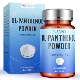 Puro Dl-Pantenol En Polvo (2Oz, 56G), Polvo De Provitamina B5 De Grado Cosmético Para El Cuidado Del Cabello, Cuidado De La Piel, Mousturizer Profundo