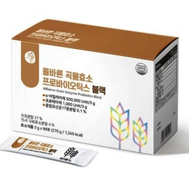 Dr. Lin Correct Grain Enzyme Probiotics Black 90 packs 3 / 올바른 곡물효소 프로바이오틱스 블랙 90포 3개