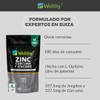 Wellthy Zinc, Cúrcuma y Jengibre 180 Cápsulas. L-Optizinc Fórmula Patentada
