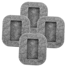 Operitacx 4pcs Non Slip Furniture Coaster Pads Durable Felt Chair Stoppers for Hardwood Floors Skid Wheel Covers Protects Furniture and Floors Noise Reducing Design