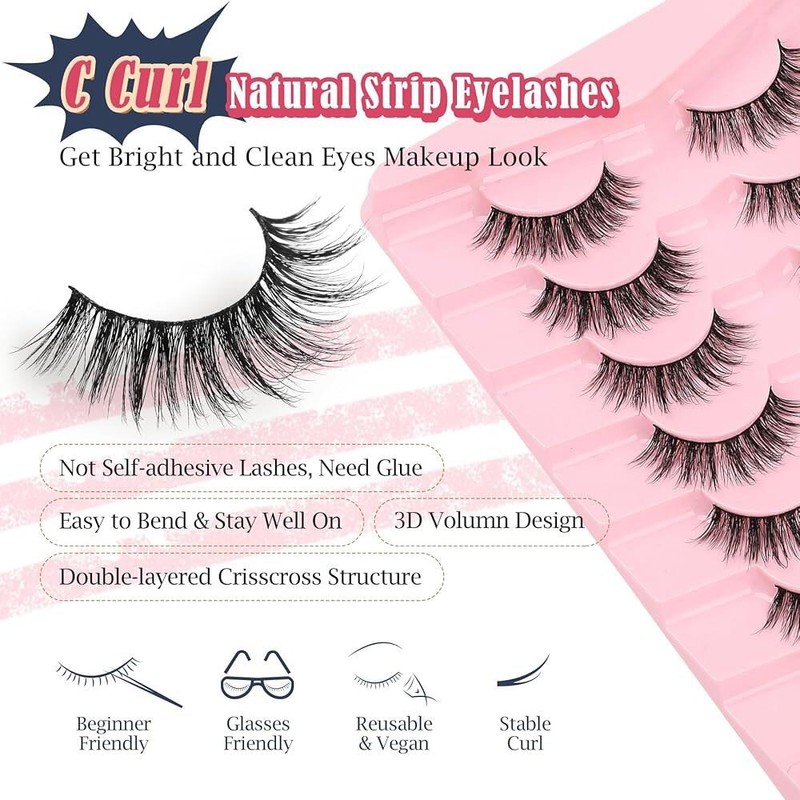 WISPY 인조 속눈썹 위스피 내추럴 룩 15MM 0.1MM 얇은 밴드