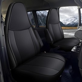 AOMSAZTO Car Seat Covers for Chevy Express Van seat Covers Accessories 2010-2025 Artificial Leather, Waterproof, Wear-Resistant