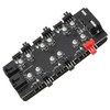 6 Way Splitter Hub 4PIN PWM Speed Regulation 3PIN ARGB