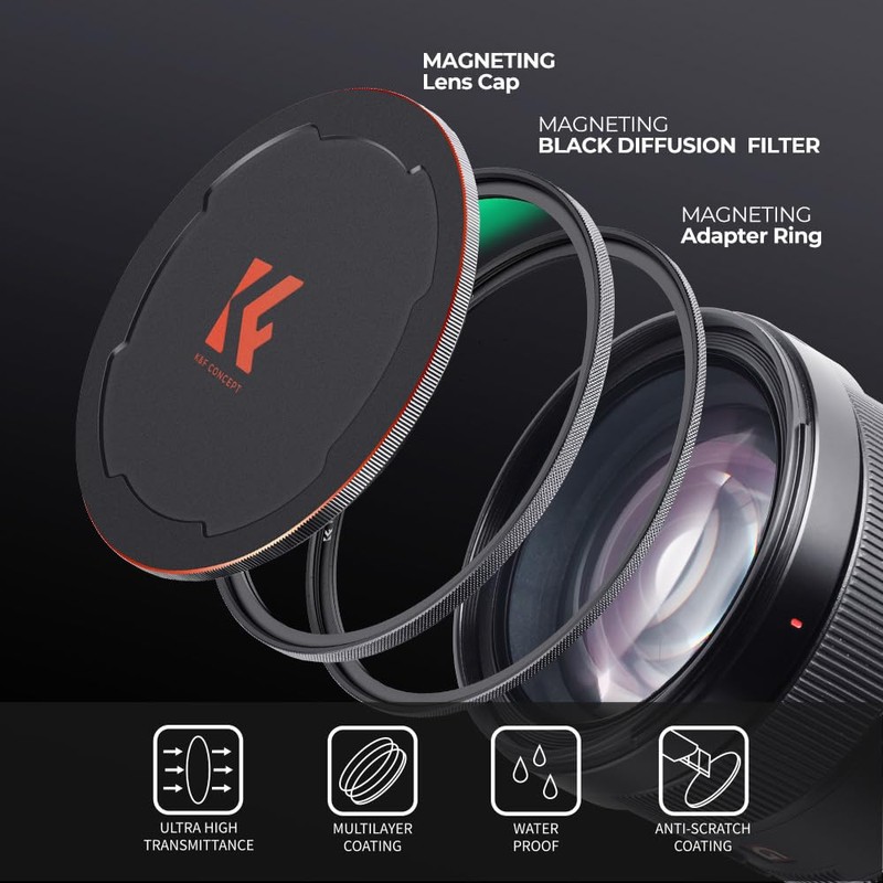 K&F Concept Nano X-Series Magnetic Black-Mist 1/4 Black Promist 1/4