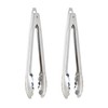 HIC Kitchen Spring Locking Kitchen Cooking Serving Food Barbecue Tongs,