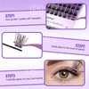 Cluster Lashes Extensions Individual Lashes D Curl Fluffy Lash Clusters