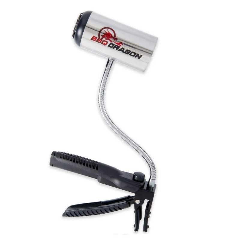 BBQ DRAGON BBQ Charcoal Fan Rechargeable Clamp on Brand New!