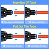 QIMEI-SHOP Pneumatic Connector Y Pneumatic Connector 6 mm Pneumatic Fittings