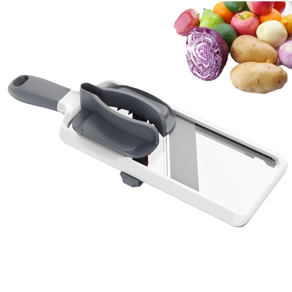 Handheld Mandoline Vegetable Slicer, Adjustable 3 Thickness, Multi-Functional Vegetable Chopper