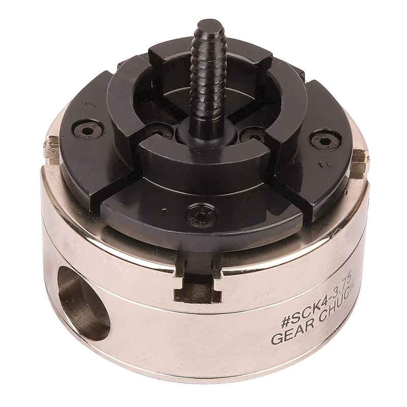VINWOX 3-3/4INCH 4-Jaw Self-Centering Wood Lathe Chuck, 2" Round Jaw