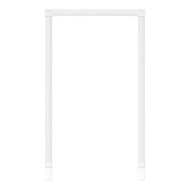 Door Border DK07 – Frame Made of PU Plastic, White, Set / & Component Selection – HEXIM Perfect (Complete Set DK076)