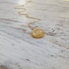 Rutilated Quartz Gold White Quartz Gemstone Necklace