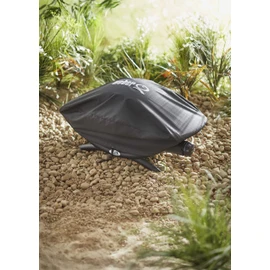 Weber Grill Cover | Portable BBQ Cover Fits Q 200/2000 Series | Breathable UV & Water-Resistant Barbecue Covers | BBQ Accessories for Outdoor Cooking & Grilling - Black (7118)