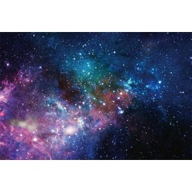AOFOTO 8x6ft Deep Space Galaxy Nebula Backdrop Universe Sparkling Galactics Starry Sky Milky Way Stars Background for Photography Kid Adult Birthday Party Events Decoration Photo Studio Prop Vinyl