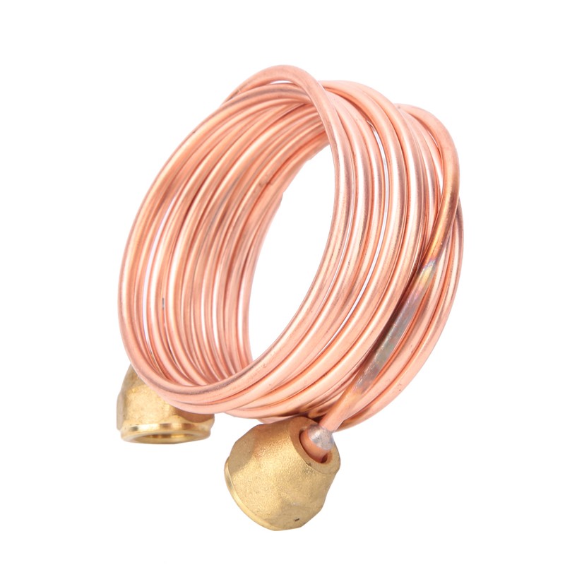 Soft Flexible Copper Capillary Tubing 2.8mm G1/4" Refrigeration Parts (2000mm)