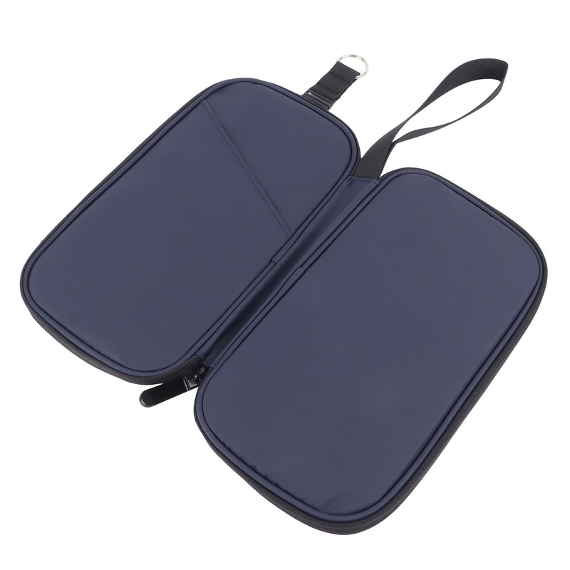 Card Wallet Waterproof Multi Slots Zipper Closure Soft PU Leather