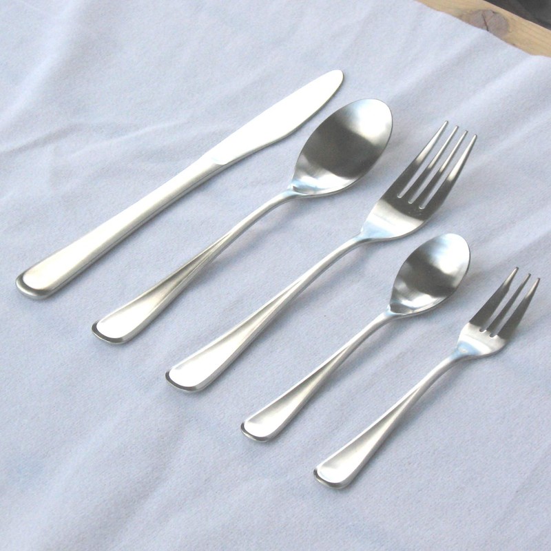 Nagao Antibacterial Dinner Spoon, Set of 2, 18-8 Stainless Steel,