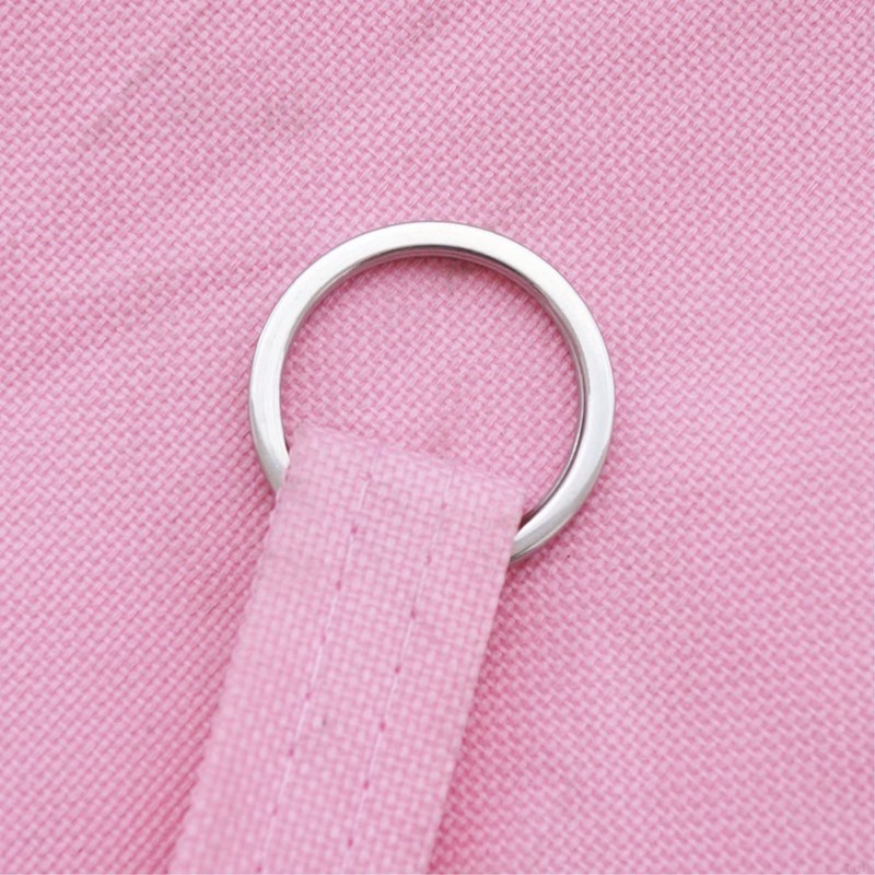 TITECOUGO 30mm KeyRings Keychain Stainless Steel Flat Split KeyRing Circular