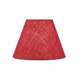 Aspen Creative 32995 Transitional Empire Shape Spider Construction Lamp Shade in Red, (6" x 11 7/8" x 9")