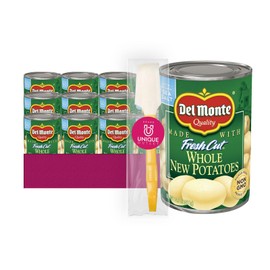 Del Monte - Unique Outlet Bundle: Potatoes 12- Pack of Whole Potatoes Canned Vegetables 14.5 oz Can + 1 Utility Prop