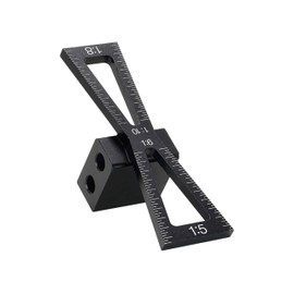 Dovetail Marker Anodised Aluminium Four Different Size Ratios for Hardwood or Softwood