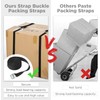 4PCS Heavy Duty Tie Down Straps, 2.5cm x 2M Adjustable