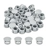 sourcing map 64PCS 12mm(1/2") Light Gray Plastic Hole Plugs, Flush