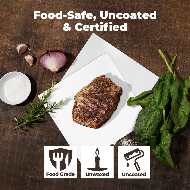 Fit Meal Prep [1000 Sheets] 12x12" Deli Paper Sheets, White