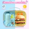 BYXEPA Lunch Box Kids, 11" L x 7" W x