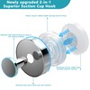 Suction Cup Hooks for Shower,Removable No Drill Towel Hooks,Upgraded 15