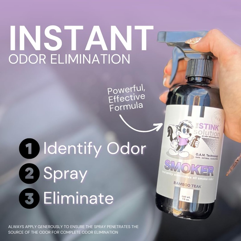 The Stink Solution Smoke Odor Eliminator Spray - Completely Remove
