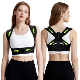 Back Support Belt, Invisible Posture Aid for Women, Upright Posture