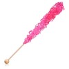 Pink Rock Candy Sugar Sticks - Cherry Flavored - 36