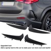 1 Pair Rear Bumper Spoiler Air Vent Cover Left Right