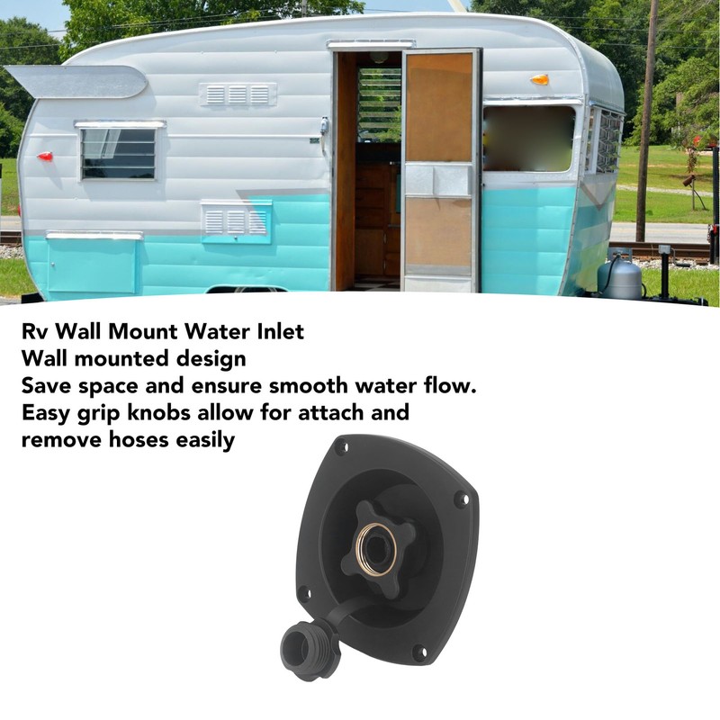 Rv Wall Mount Water Inlet Pressure Regulated City Water Entry