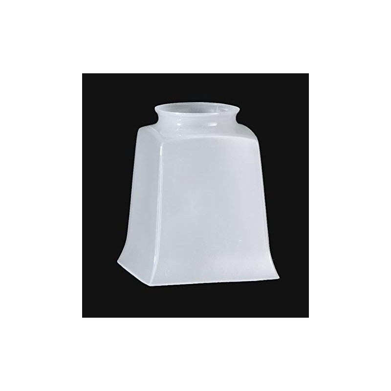 B&P Lamp® 2 1/4" Inside Sandblasted Mission Style Shade