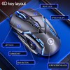 Smaige Gaming Mouse Wired,6 Buttons, 4 Adjustable DPI Up to