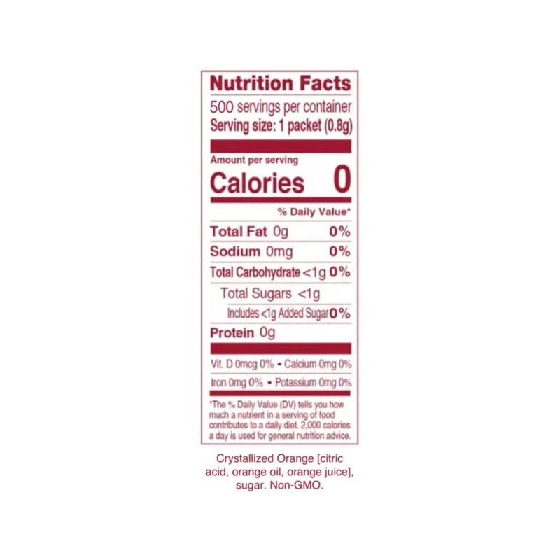 True Orange 500ct (Pack of 1) - Water Enhancer -