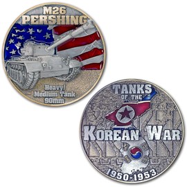 Stay Frosty Enterprises M26 Pershing Tanks of The Korean War Challenge Coins