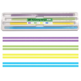 BELEON Dental Polishing Strips - Universal Kit 60pcs 3mm x 150mm - Tooth Polisher Dental File for Teeth Sanding Abrasive Strip Oral Care Cleaning Tool