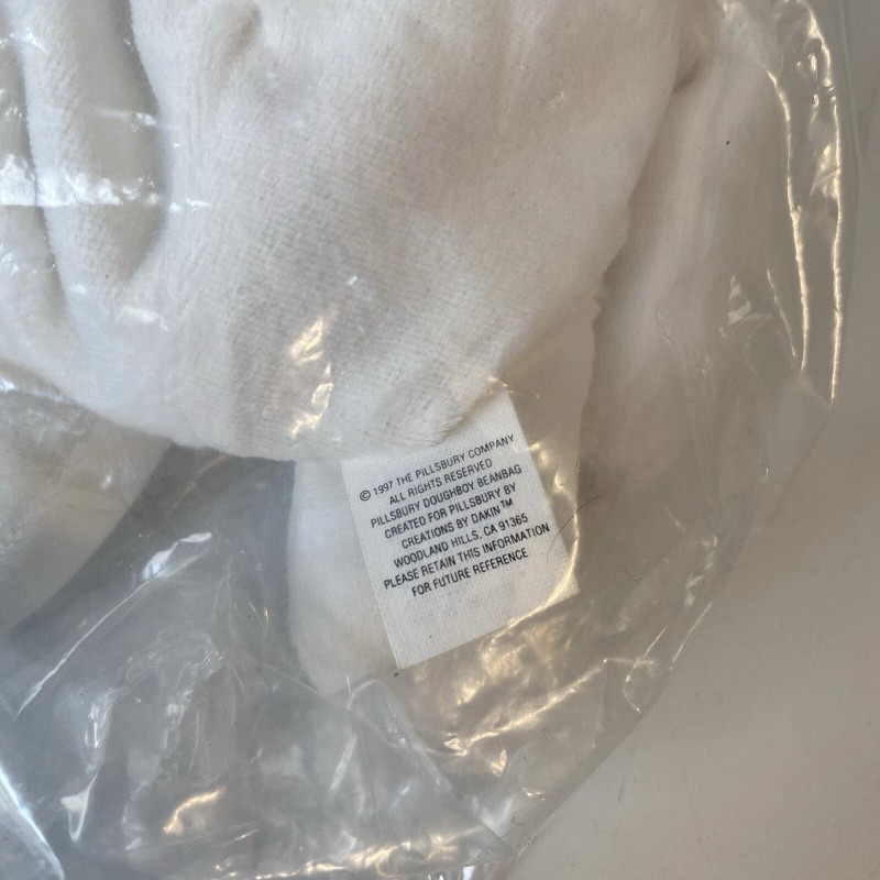 TPC 1997 Pillsbury Doughboy Plush Beanie New In Original Bag