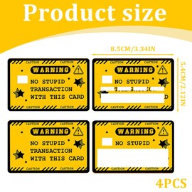 LQIOACU Pack of 4 Credit Card Stickers, Credit Card Stickers, Bank Card Stickers, For Transport, Debit Card Case, Bank Cards For Men and Women, multicoloured