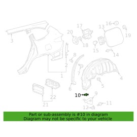 Toyota 2011-2025 Toyota 13-25 Lexus Multipurpose  Clip 75867-06030  (QTY: 10 pcs)