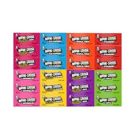 Generic Candy Assortment - Now and Later, Cherry, Blue Raspberry, Tropical Punch, Strawberry, Watermelon, Banana, Grape, Apple - 0.93 oz, 3 Each Flavors, 24 Pack