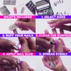PSYTONE Classy Fake Nails Ready-To-Wear DIY Manicure - Dashing, Waterproof,