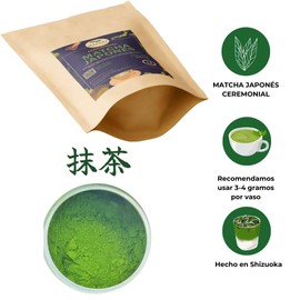 Matcha Ceremonial Japonés de Grado Premium Hecho en Shizuoka Experimenta la Perfección de la Ceremonia del Té (500 gramos)